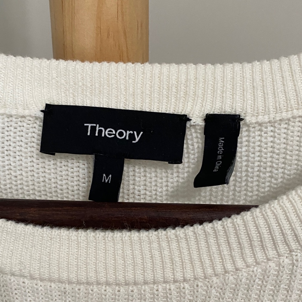 *Theory Men's Hilbet Crew Breach Cotton Sweater - Picture 2 of 6